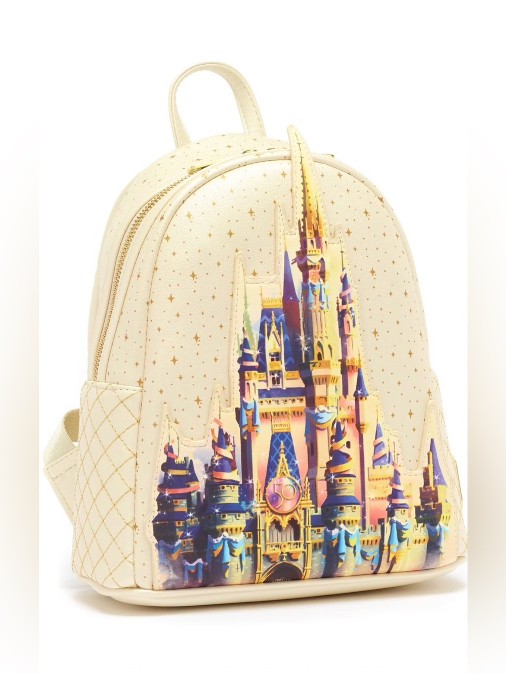 Loungefly Disney Castle 50th anniversary mini backpack